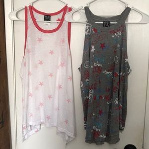 Lot of 2! Patriotic Tanks